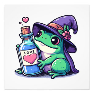 Kawaii-Hexerei-Liebe Fotodruck