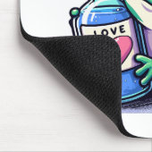 Kawaii-Hexerei-Liebe Mousepad (Ecke)