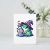 Kawaii-Hexerei-Liebe Postkarte (Stehend Vorderseite)