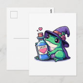 Kawaii-Hexerei-Liebe Postkarte (Vorne/Hinten)