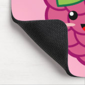 Kawaii-Himbeere Mousepad (Ecke)