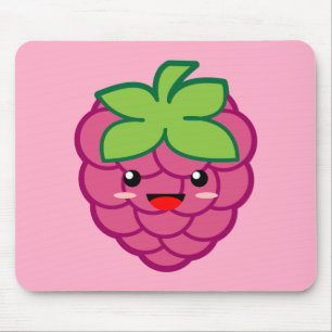 Kawaii-Himbeere Mousepad