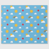 Kawaii Himmel Geschenkpapier (Flach)