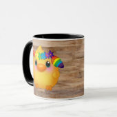 Kawaii Hippy Chick Tasse (Vorderseite Links)