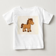Kawaii Horse Illustration
