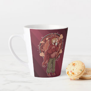Kawaii-Hummer-Barista: Coffee-Kunst am Meer Milchtasse