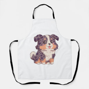 Kawaii-Hund aus niedlichem Cartoon Schürze