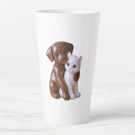 Kawaii Hund & Katze Milchtasse