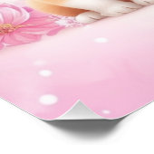 Kawaii Husky Paradies für Kultur und Bildung Poster (Ecke)