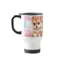 Kawaii Husky Welpen: Pastel Pals Kaffee