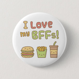 Kawaii I Liebe mein Button