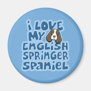 Kawaii I Liebe mein englischer SpringerSpaniel Magnet