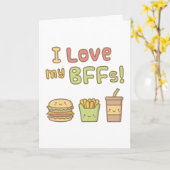 Kawaii I Liebe mein Karte (Gelbe Blume)