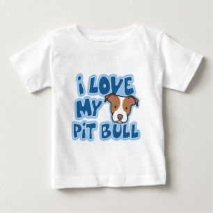Kawaii I Liebe meines Gruben-Stier-Kindes Baby T-shirt