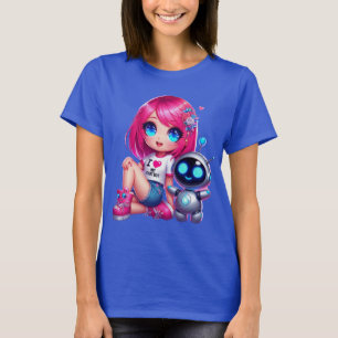 🤖 Kawaii I Liebe My Ai Chatbot Niedlich BESTE FRE T-Shirt