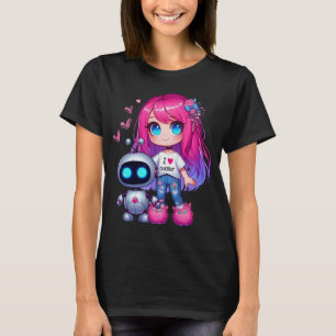 🤖 Kawaii I Liebe My Ai Chatbot Niedlich BESTE FRE T-Shirt