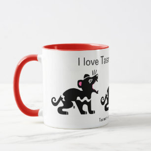 Kawaii - I Liebe Tasmanian DEVILS - Tasse