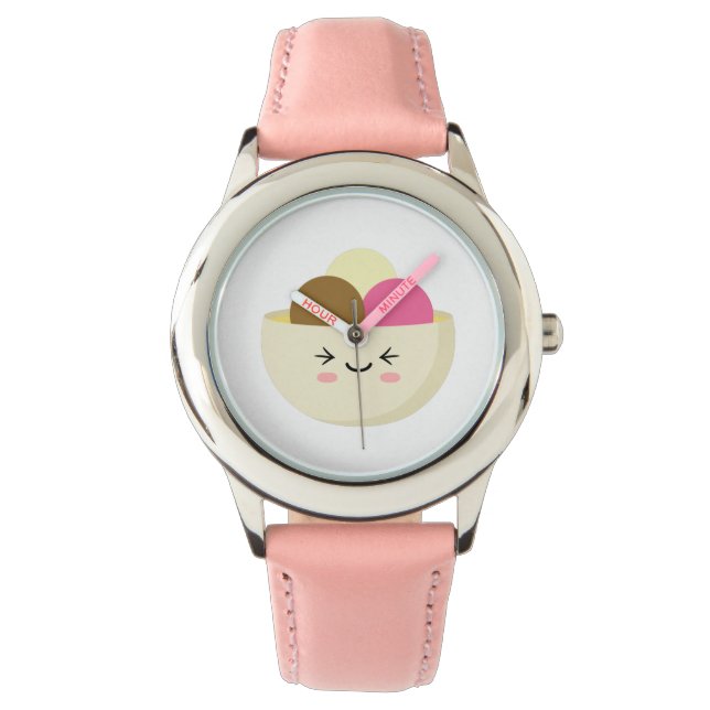 Kawaii Ice Cream Armbanduhr (Vorderseite)