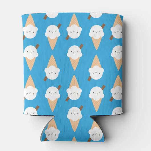 Kawaii Ice Cream Cones Dosenkühler (Rückseite)