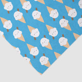 Kawaii Ice Cream Cones Seidenpapier (Ausschnitt)