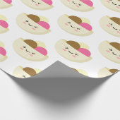 Kawaii Ice Cream Geschenkpapier (Ecke)
