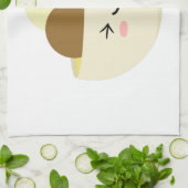 Kawaii Ice Cream Geschirrtuch (Gefaltet)
