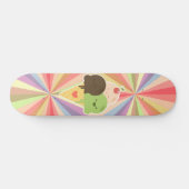Kawaii Ice Cream Rainbow Skateboard (Horizontal)