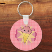 Kawaii Ice Cream Schlüsselanhänger (Vorderseite)