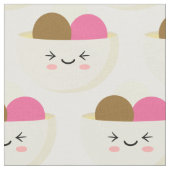 Kawaii Ice Cream Stoff (Nahaufnahme)