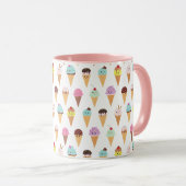 Kawaii Ice Cream Tasse (VorderseiteRechts)