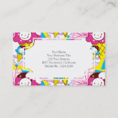 Kawaii Ice Cream Uber Niedlich Visitenkarte (Rückseite)