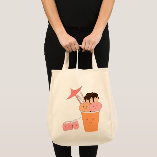 Kawaii Ice Creme Cup | Tasche (Vorderseite (Produkt))