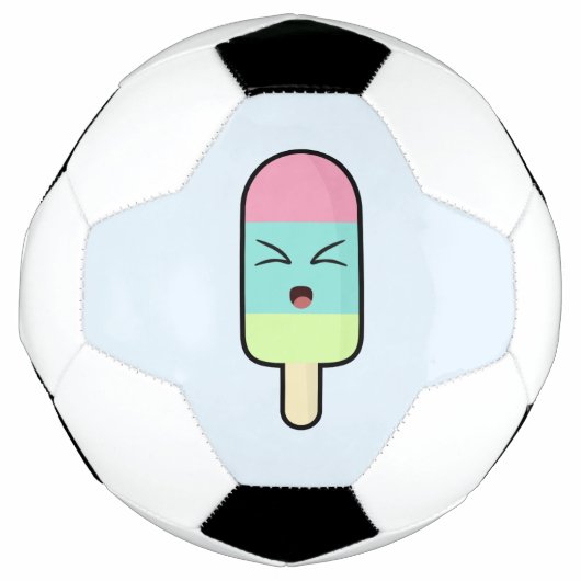 Kawaii Ice Creme Fußball (Vorderseite)