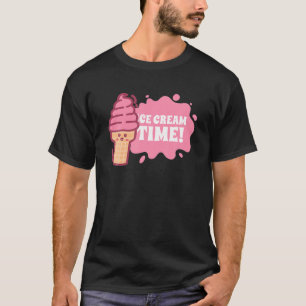 Kawaii Ice Creme Niedlich Strawberry Ice T-Shirt
