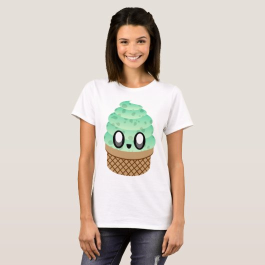 KAWAII ICE-KRAMPENCHOKOLADE-CHIP-KONTO T-Shirt (Vorne ganz)