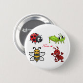 Kawaii Insects Thunder_Cove Button (Vorne & Hinten)