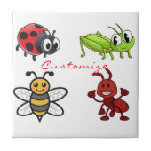 Kawaii Insects Thunder_Cove Fliese (Vorderseite)