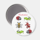 Kawaii Insects Thunder_Cove Magnet (Vorderseite/Rückseite)