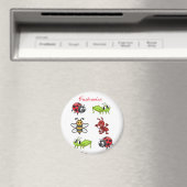 Kawaii Insects Thunder_Cove Magnet (In Situ (Geschirrspüler))