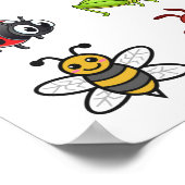 Kawaii Insects Thunder_Cove Poster (Ecke)