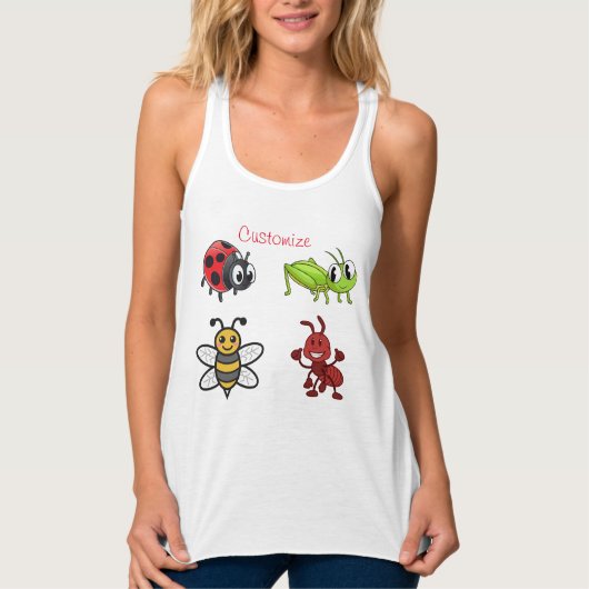Kawaii Insects Thunder_Cove Tank Top (Vorderseite)