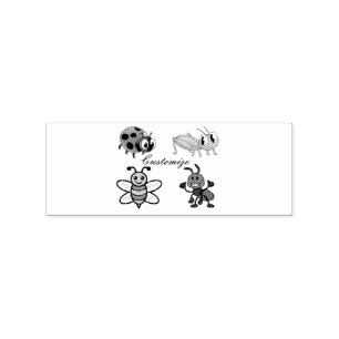 Kawaii Insekten Thunder_Cove Gummistempel