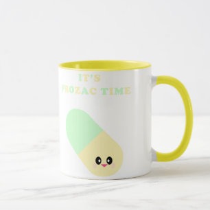 Kawaii ist es Prozac-Zeit-niedliche Drogen-Tasse Tasse