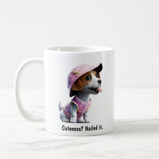 Kawaii Jack Russell Terrier Kaffeetasse (Links)