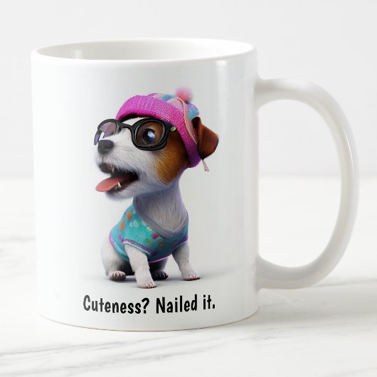 Kawaii Jack Russell Terrier Kaffeetasse