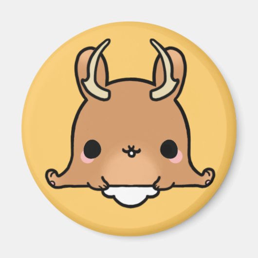 Kawaii Jackalope (Sie ändern den Hintergrund!) Magnet (Vorne)