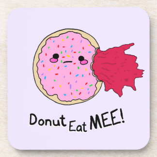 Kawaii Jam Donut Eat Me Getränkeuntersetzer