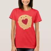 Kawaii Jammie Dodger Biscuit T-Shirt (Vorderseite)