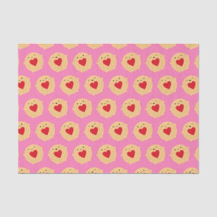 Kawaii Jammie Dodger Biscuits Seidenpapier