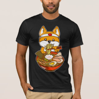 Kawaii japanese anime shiba inu ramen T-Shirt